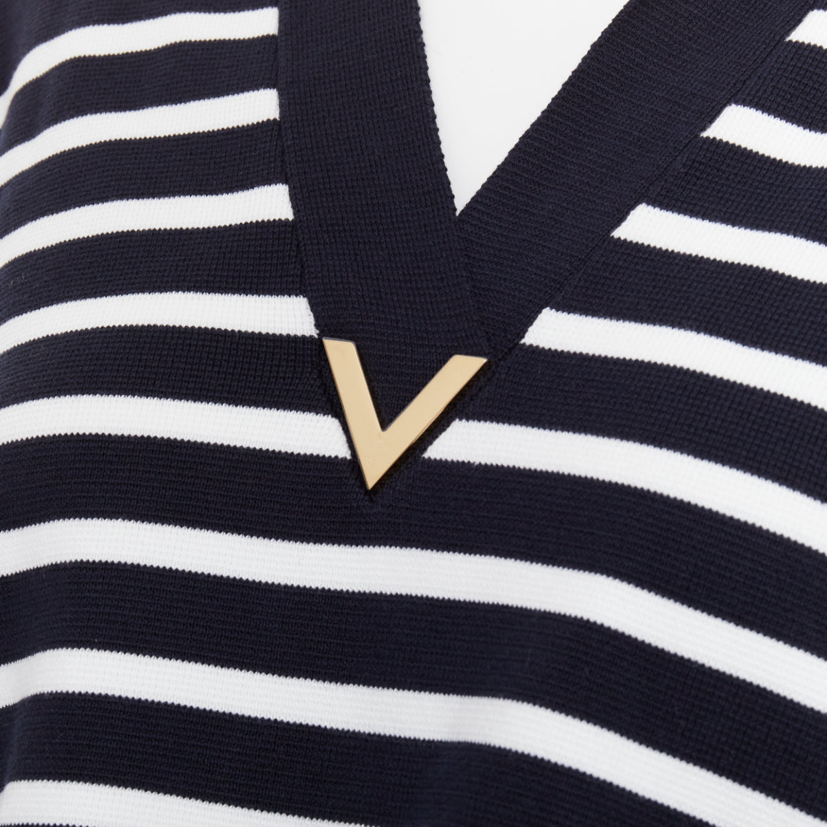 Men's Valentino 2024 VGold Ostrich Feather Polo
