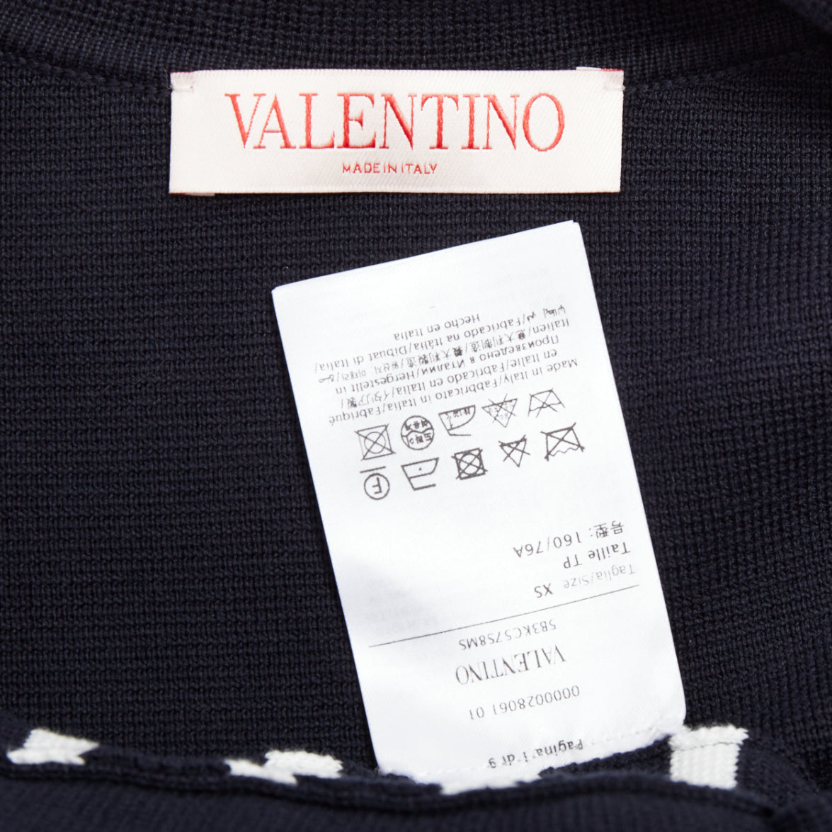 Men's Valentino 2024 VGold Ostrich Feather Polo