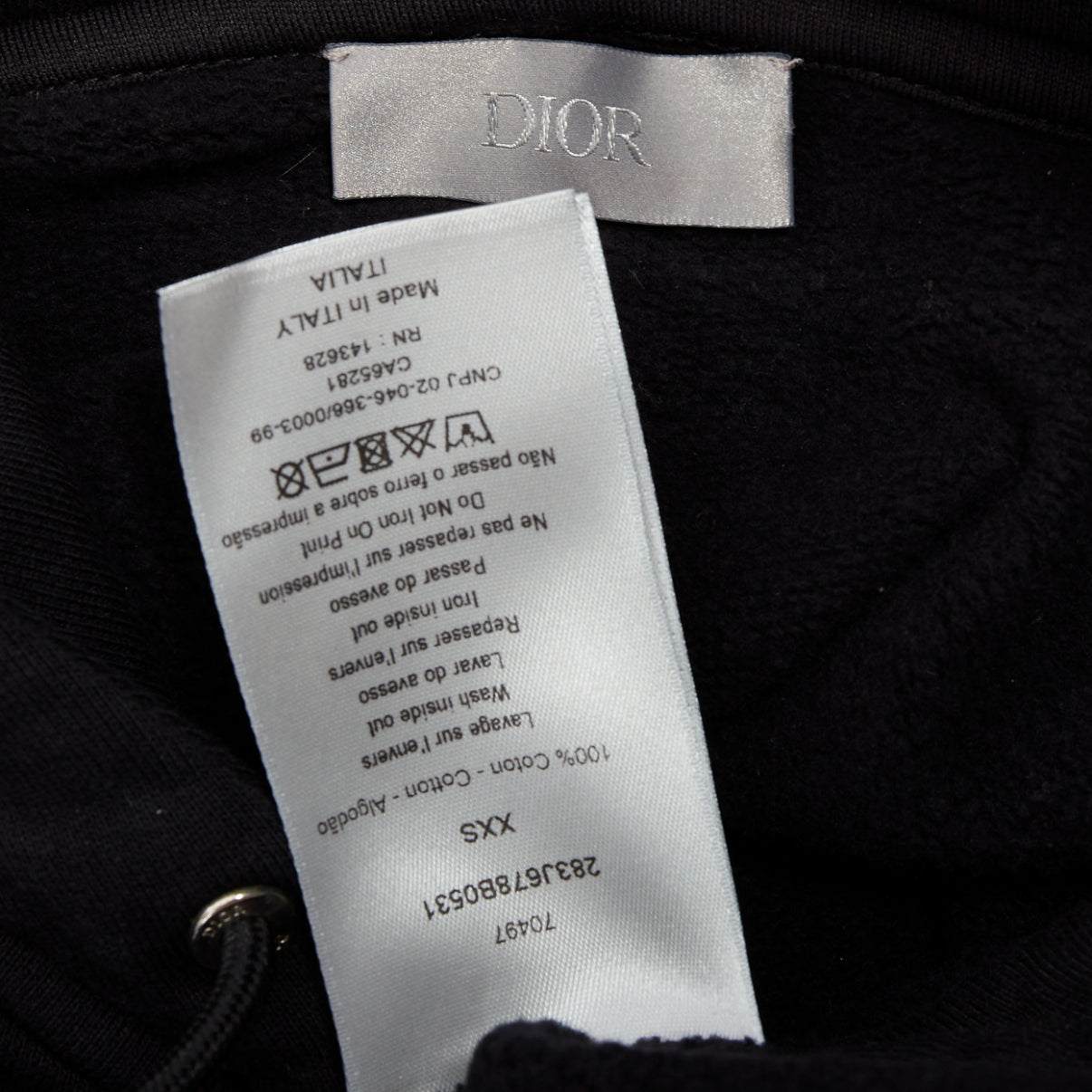 Men's Dior Homme Cotton Graphic Hoodie