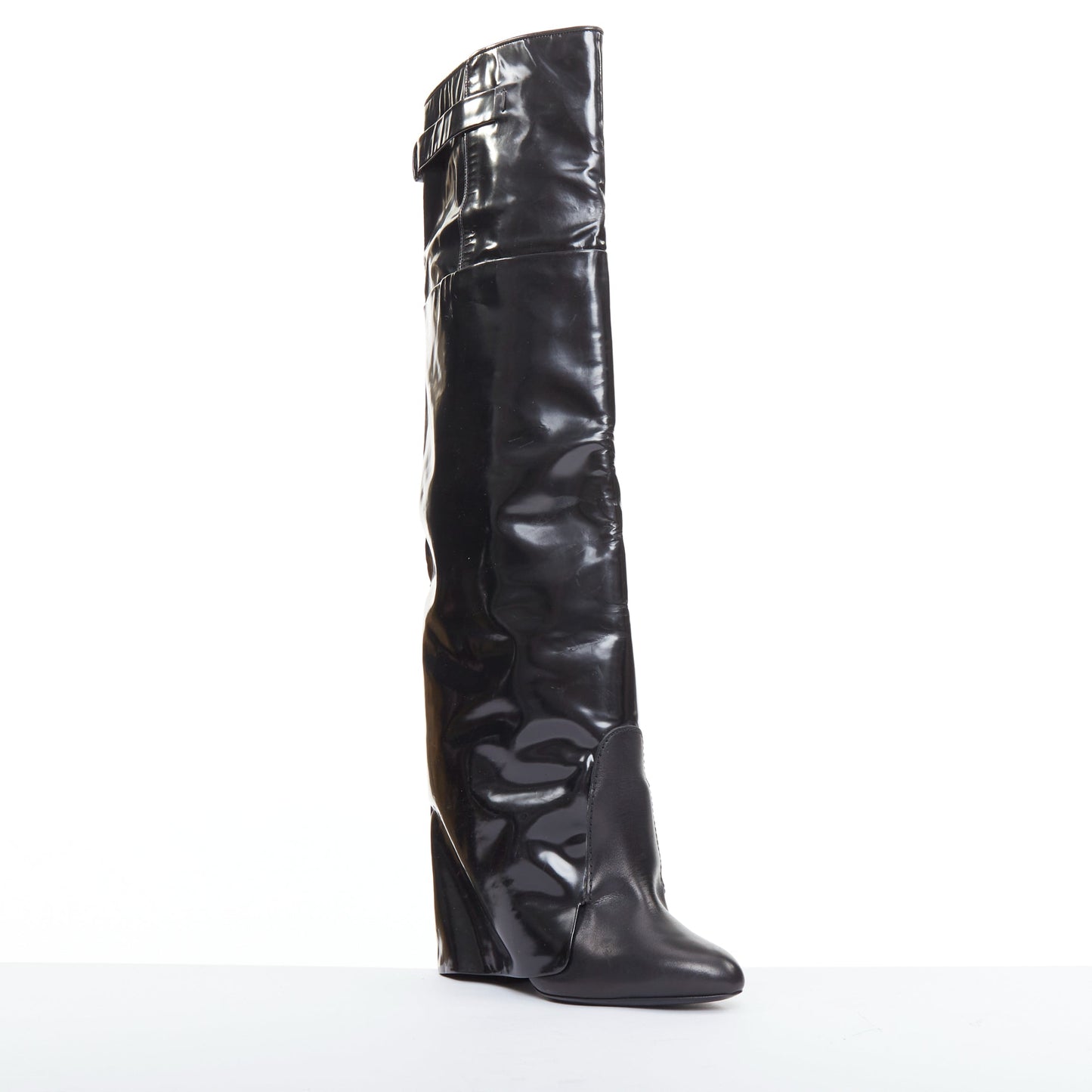 Women's Givenchy 2012 Leather Foldover Boots