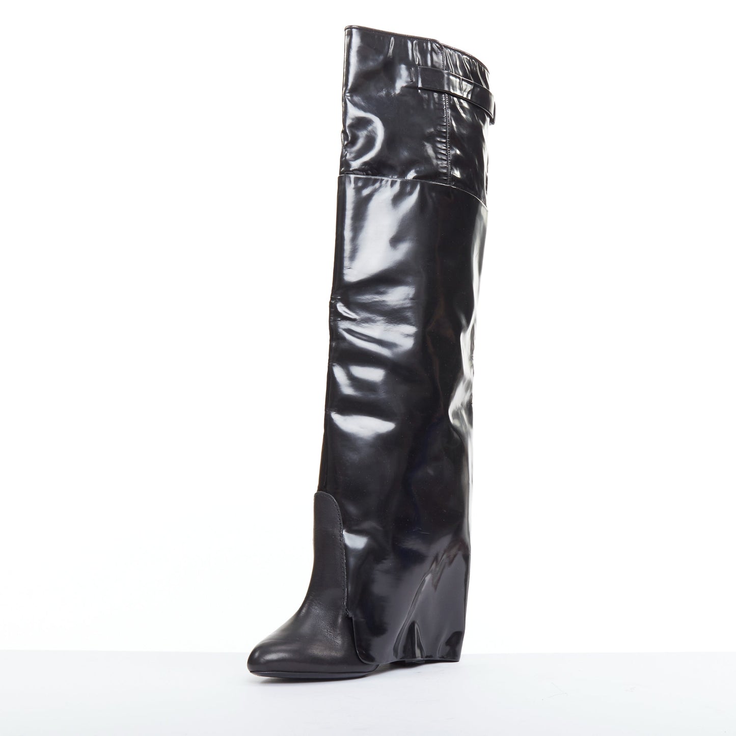 Women's Givenchy 2012 Leather Foldover Boots