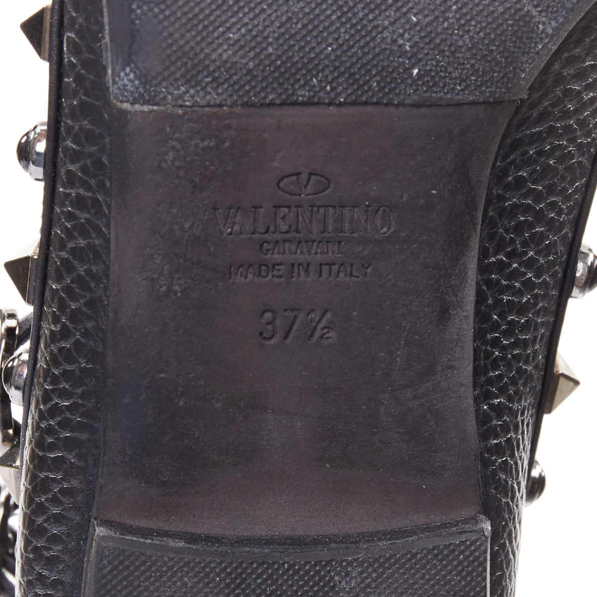 Women's Valentino Rockstud Mixed Stone Caged Ballet Flats