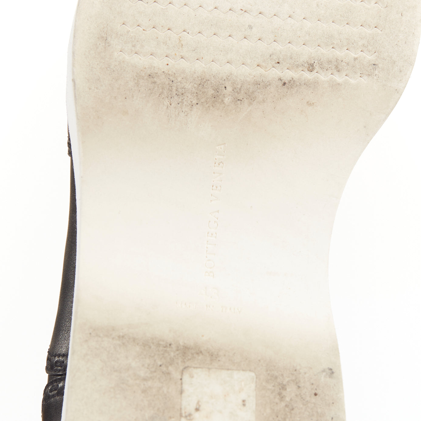 Men's Bottega Veneta Leather Platform Shoe