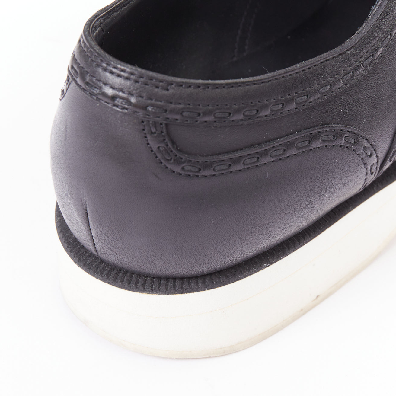 Men's Bottega Veneta Leather Platform Shoe