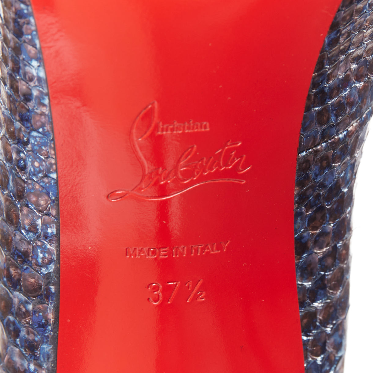 Women's Christian Louboutin Almond Toe Pump