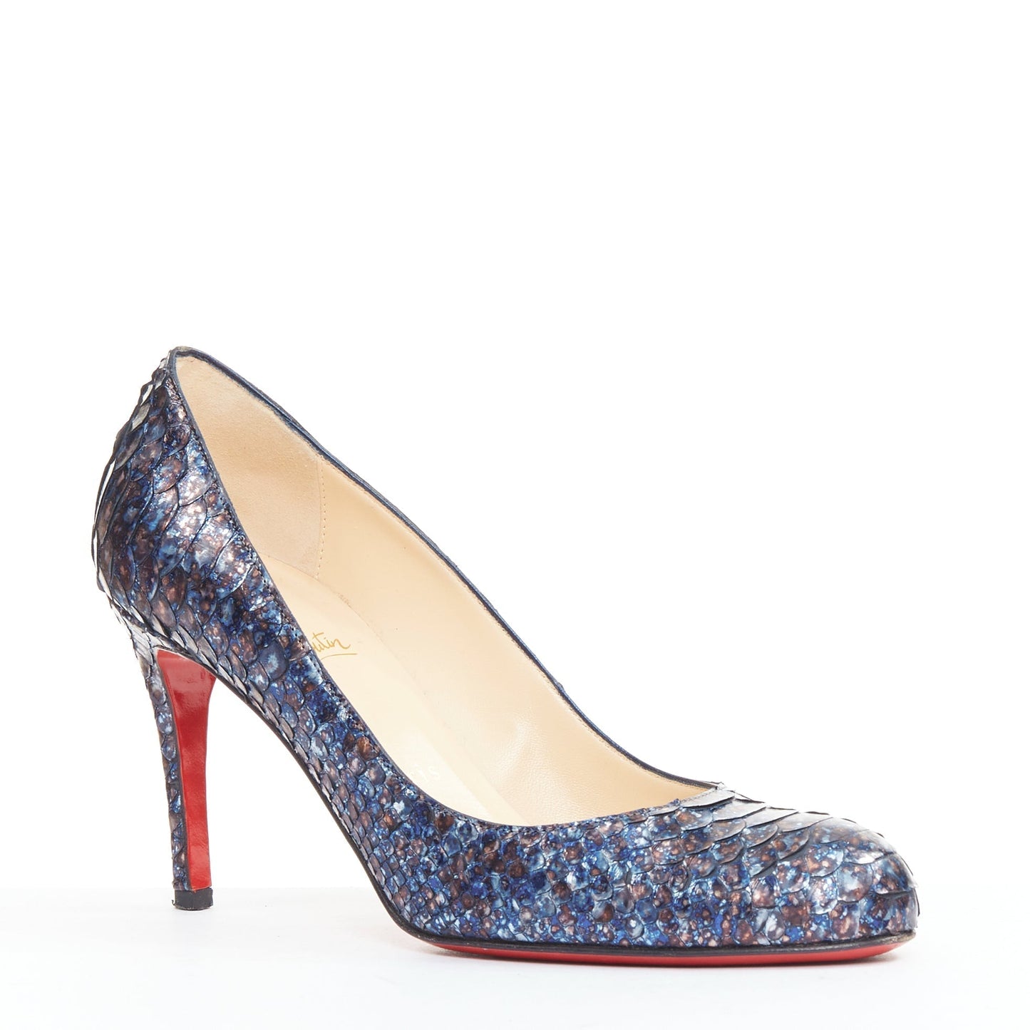 Women's Christian Louboutin Almond Toe Pump