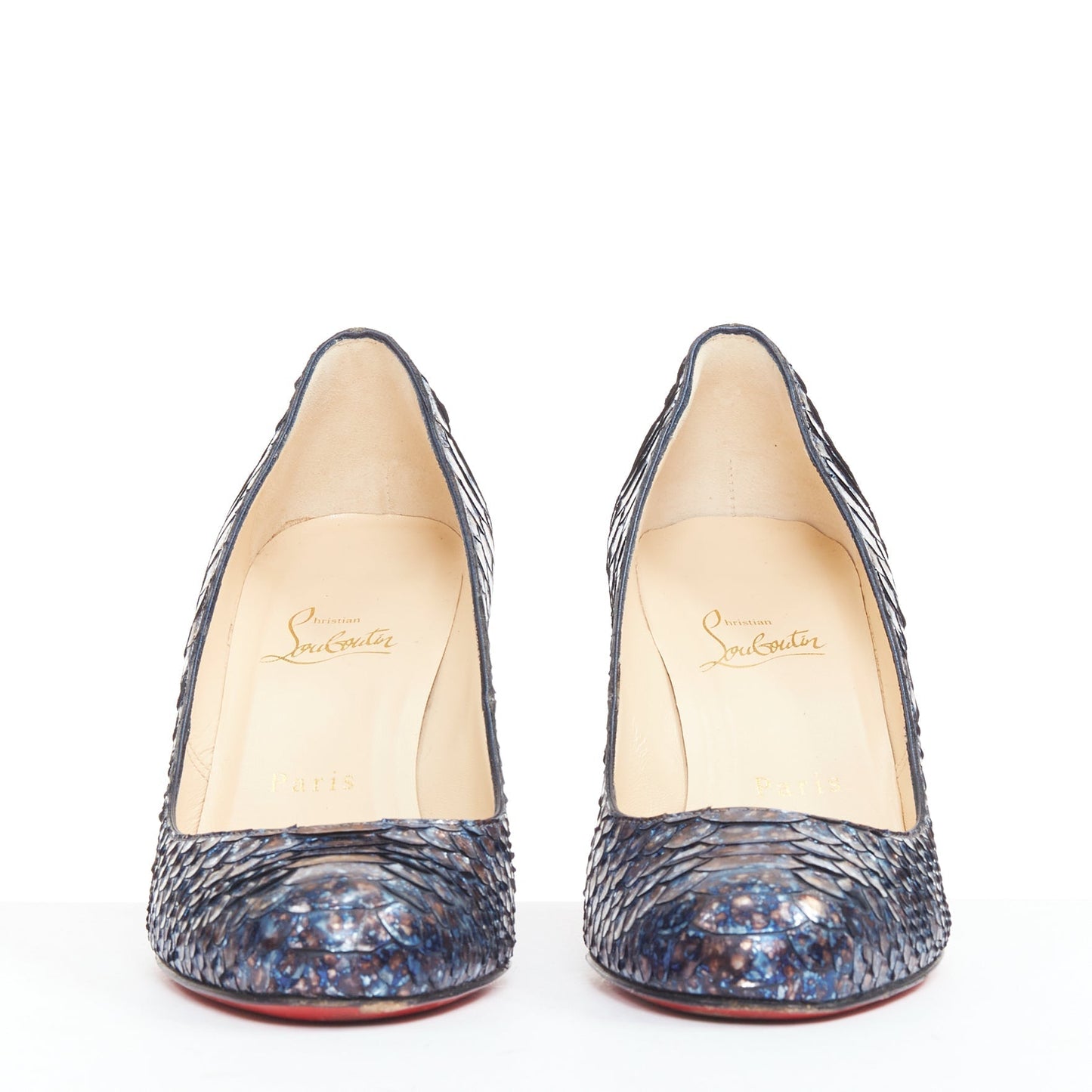 Women's Christian Louboutin Almond Toe Pump