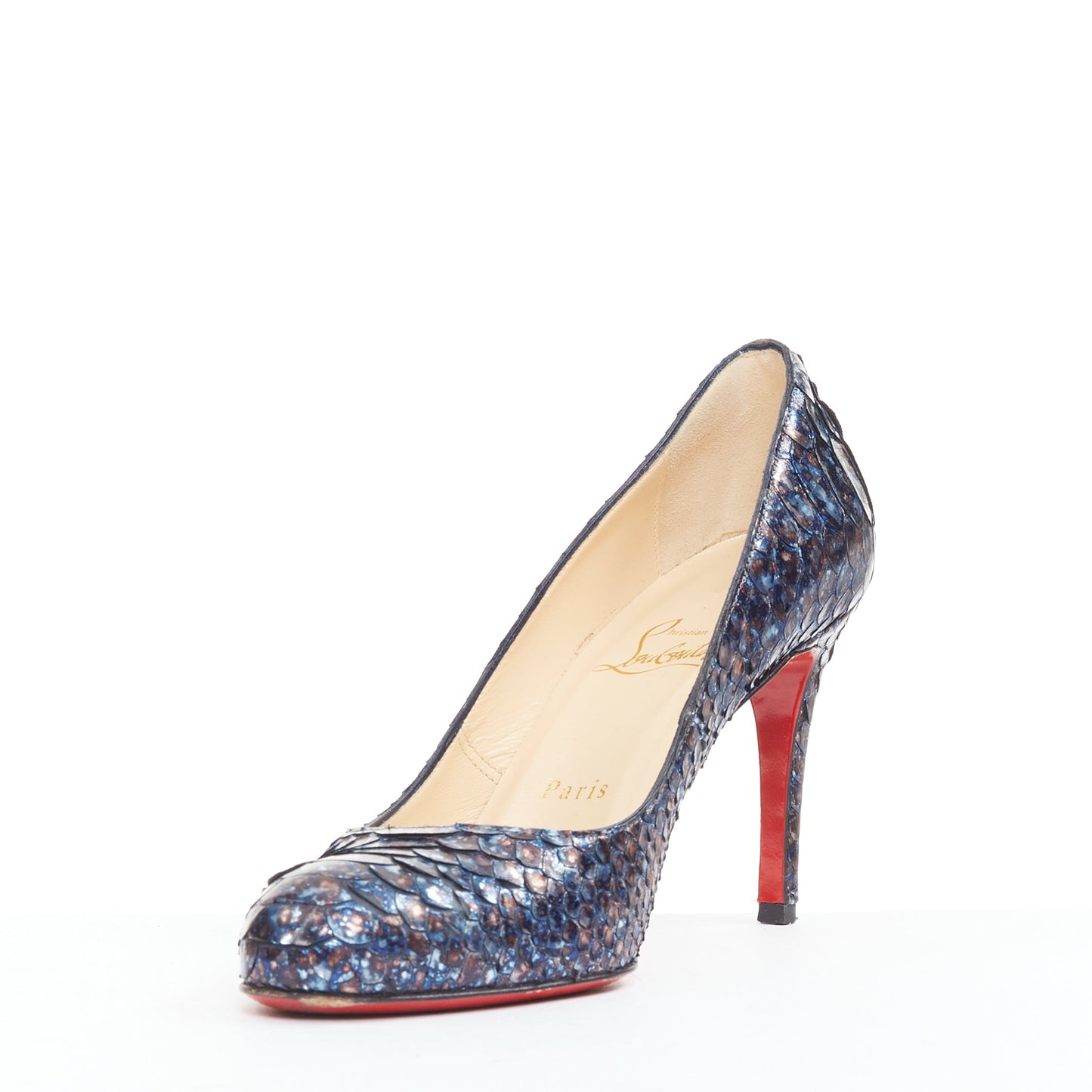 Women's Christian Louboutin Almond Toe Pump