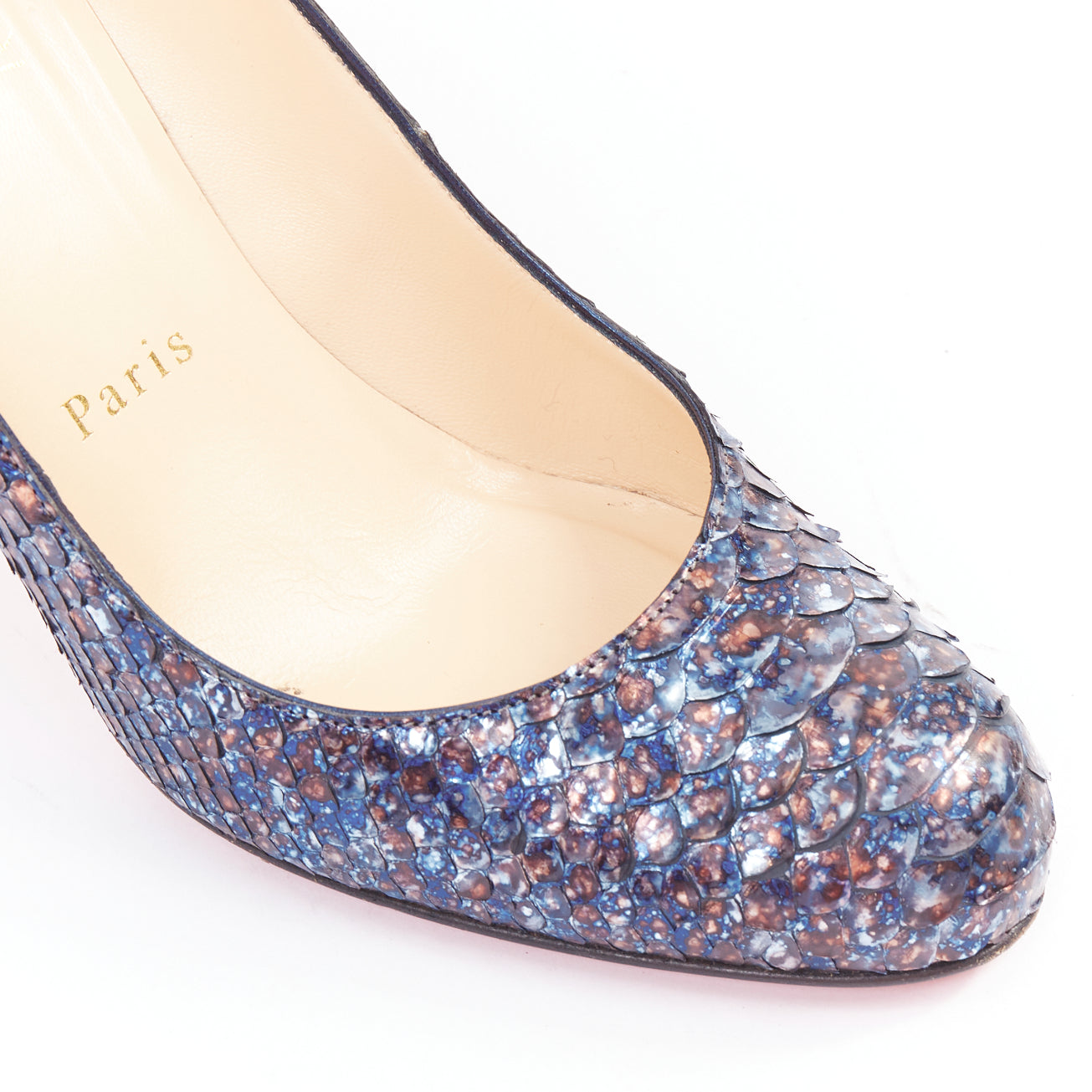 Women's Christian Louboutin Almond Toe Pump