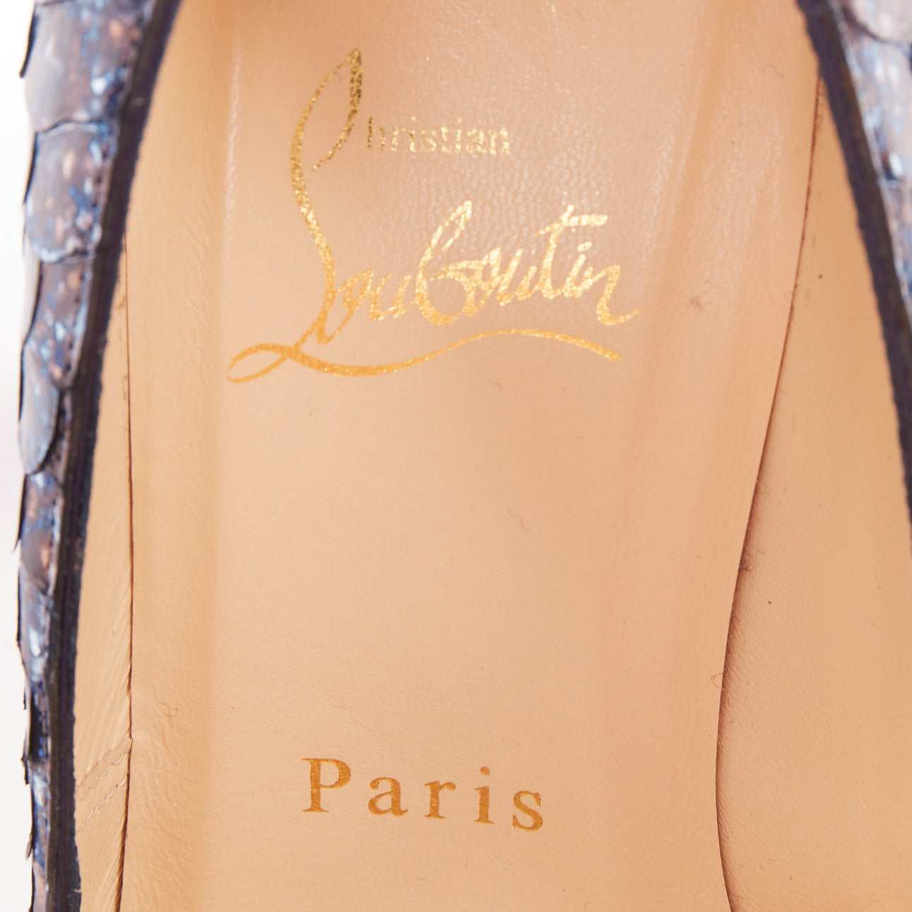 Women's Christian Louboutin Almond Toe Pump