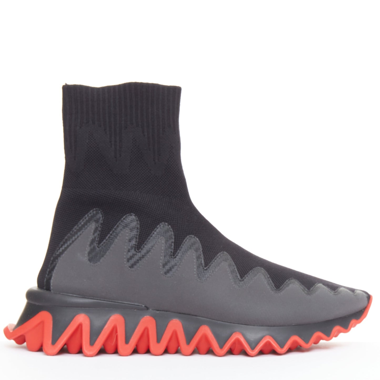 Men's Christian Louboutin Sock Sneaker Boot