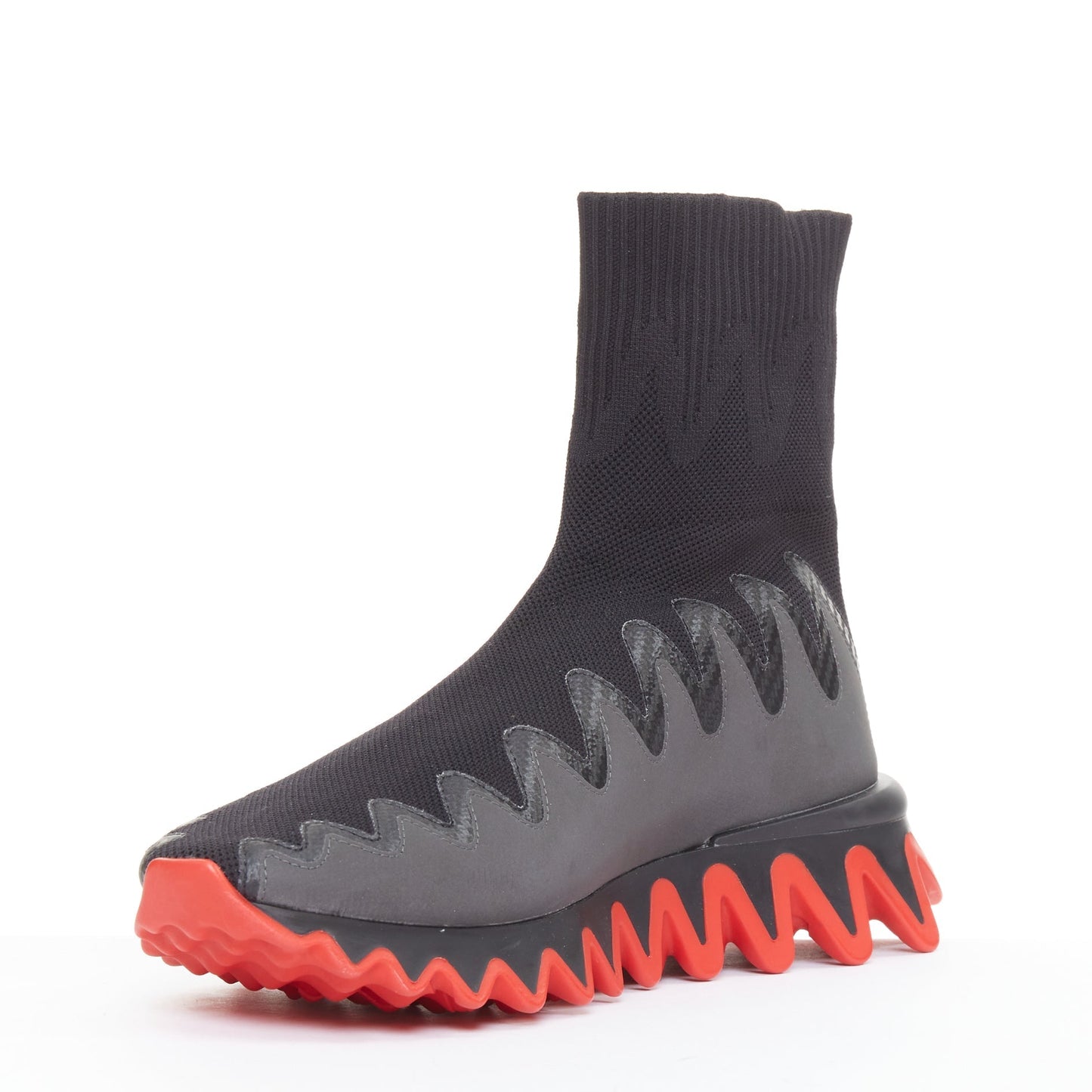 Men's Christian Louboutin Sock Sneaker Boot