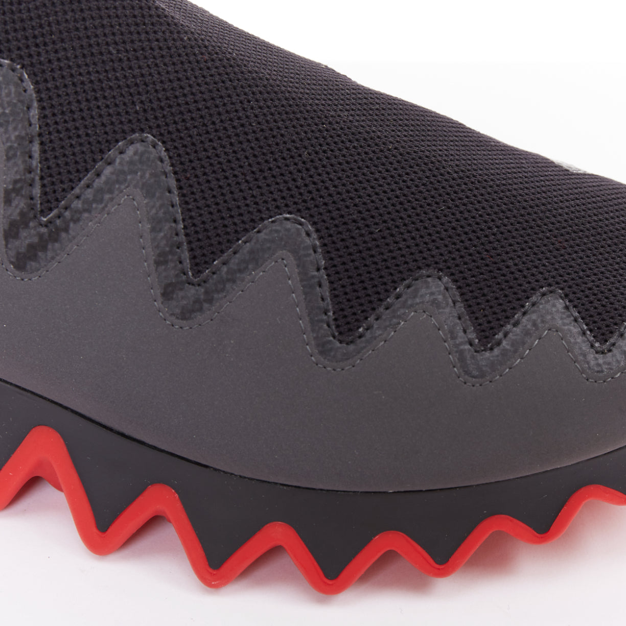 Men's Christian Louboutin Sock Sneaker Boot