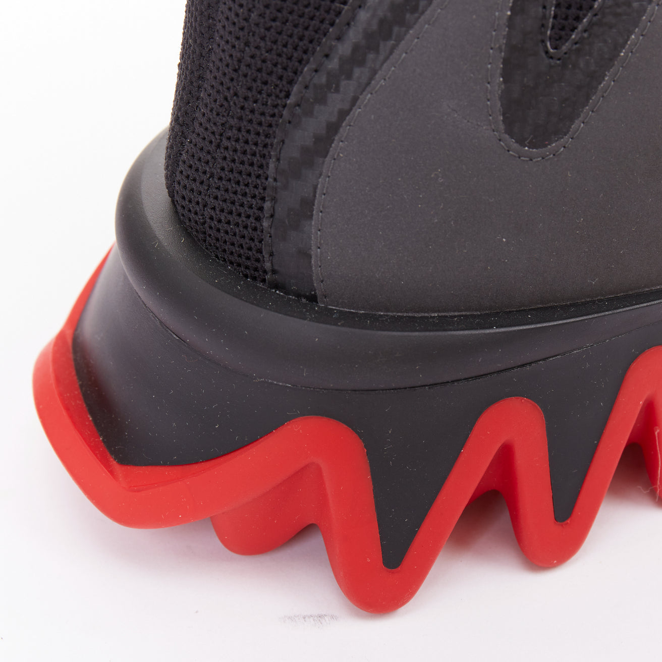 Men's Christian Louboutin Sock Sneaker Boot