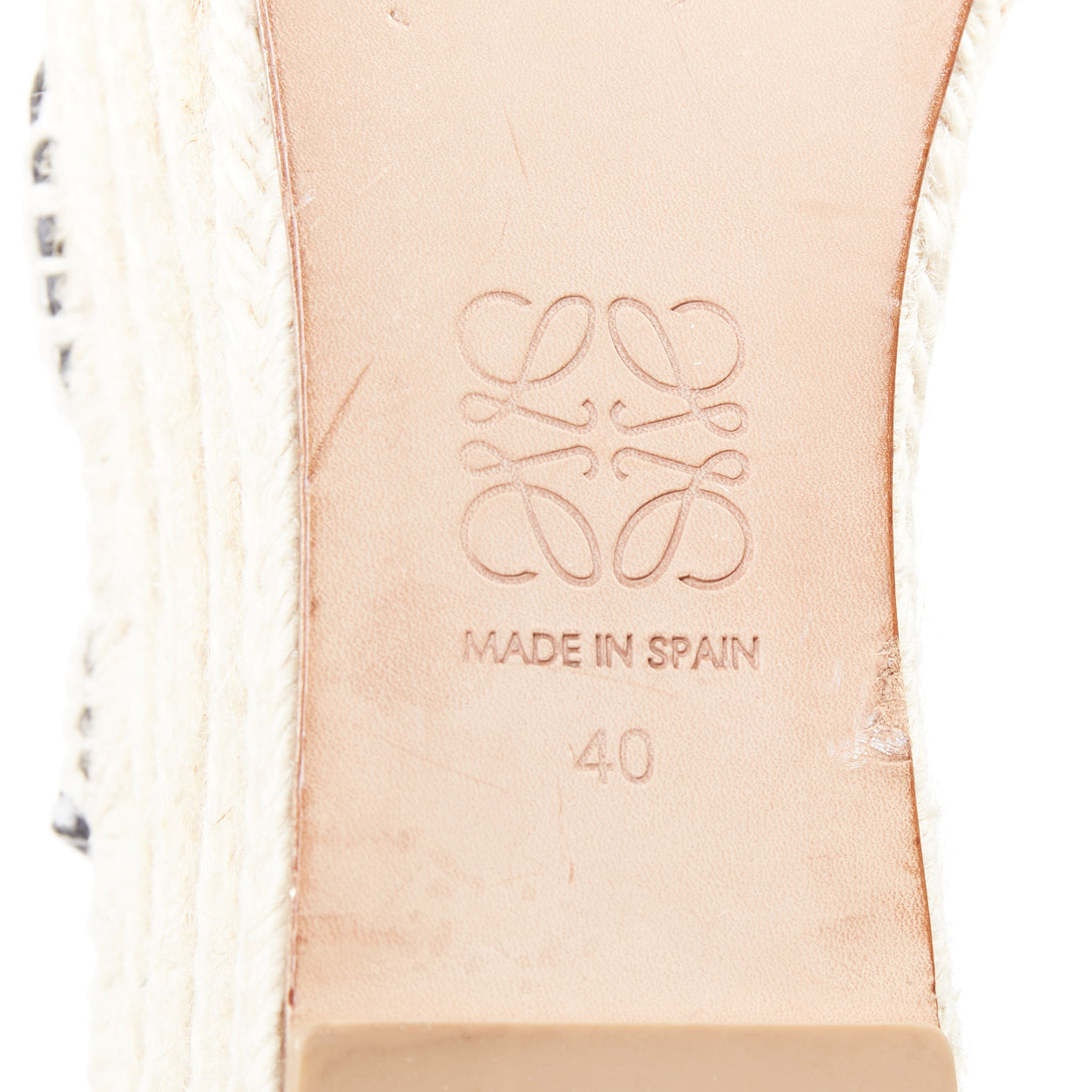 Women's Loewe Gate Espadrille Wedge Sandal
