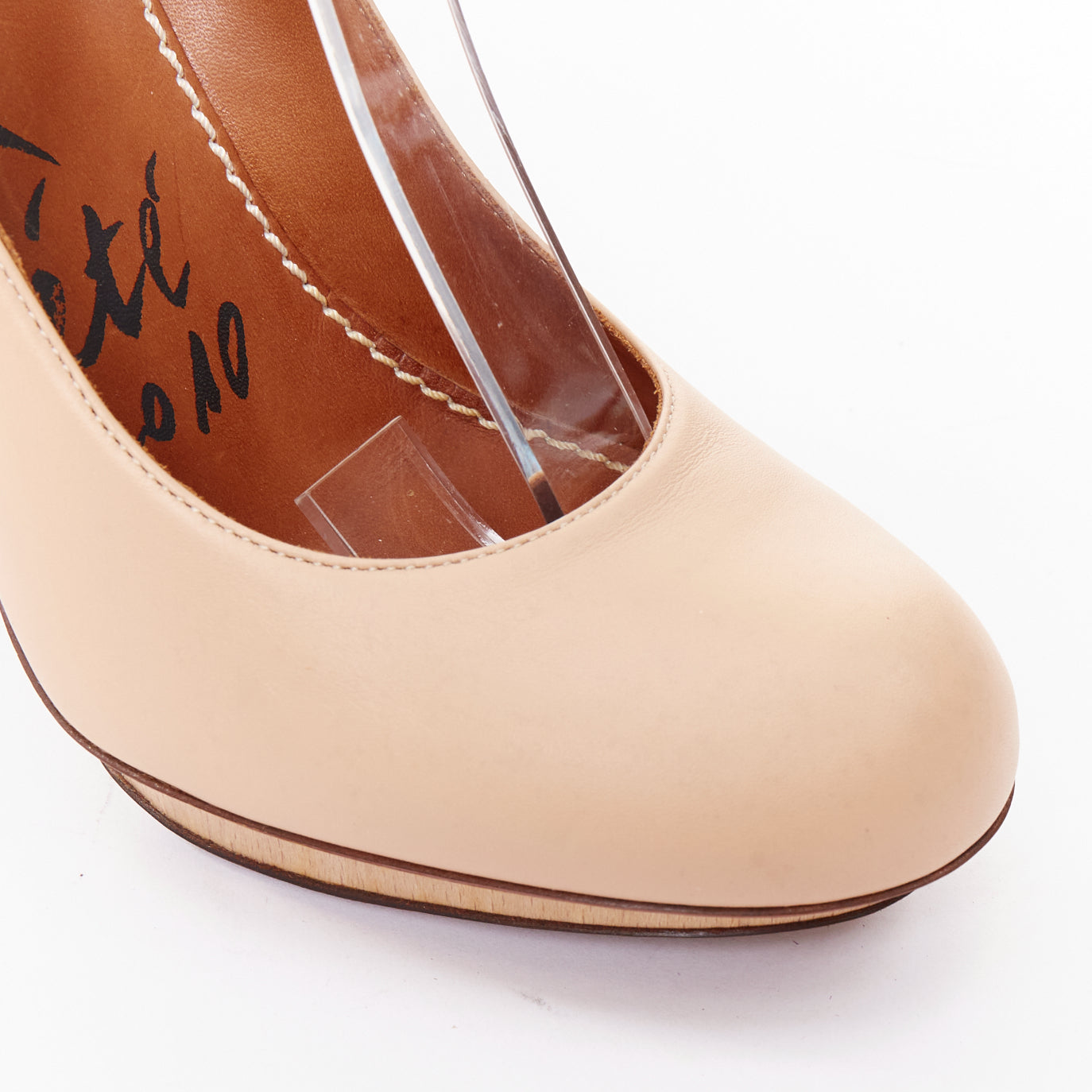 Women's Lanvin 2010 Leather Platform Pumps