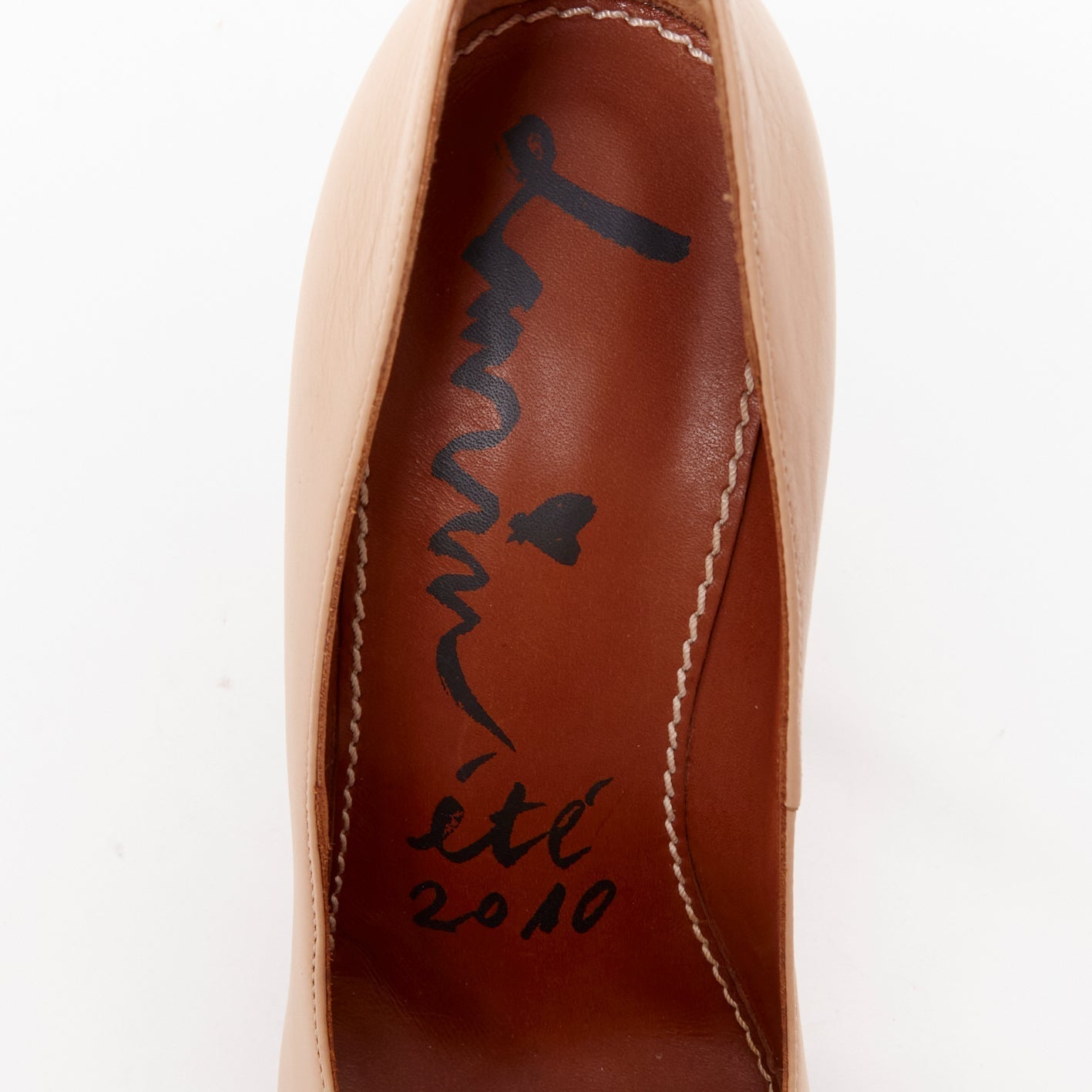 Women's Lanvin 2010 Leather Platform Pumps