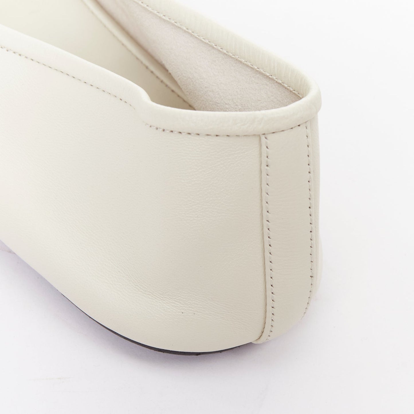 Women's The Row Leather Elastic Ballerina Flats
