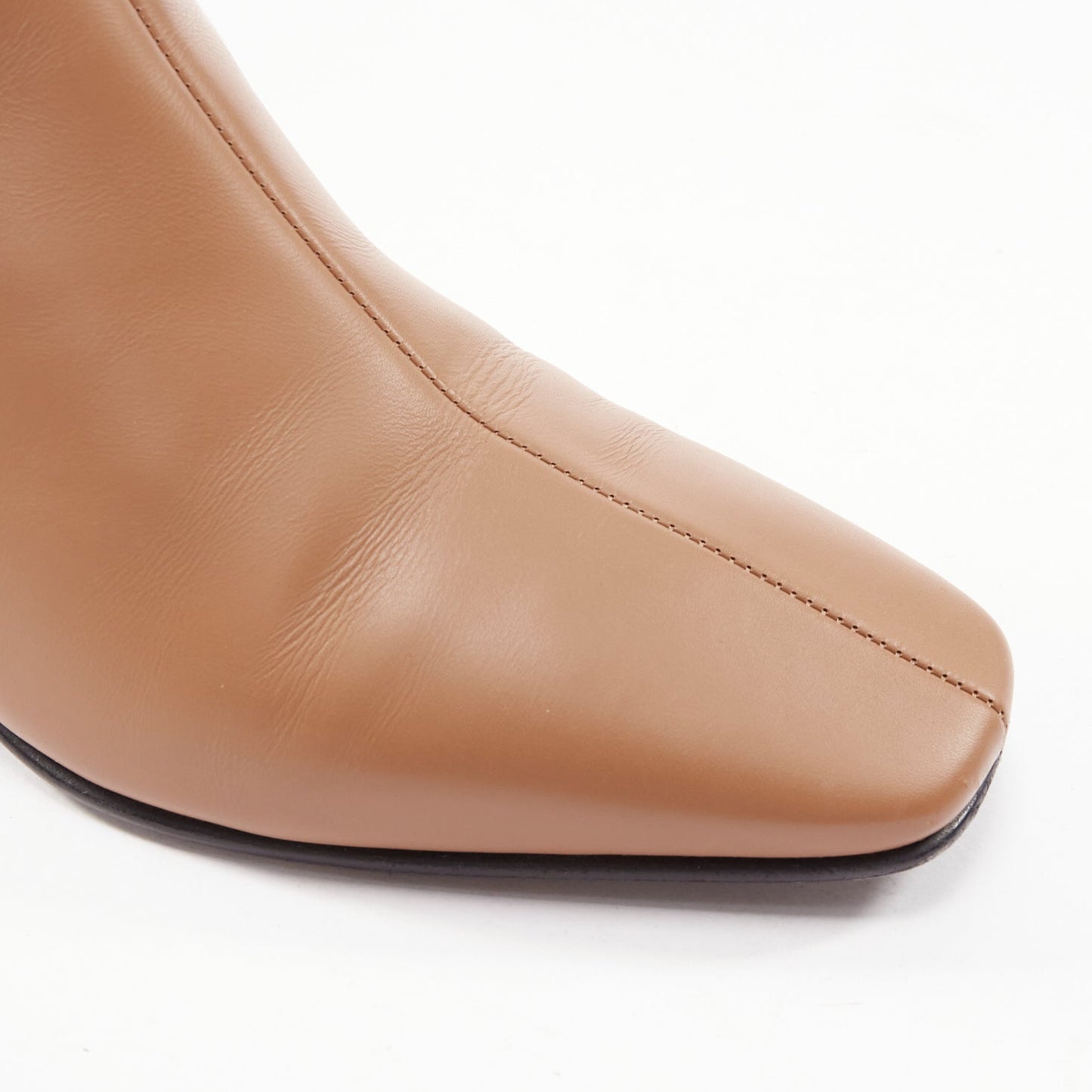 Women's Hermes Leather Silver Hardware Boots