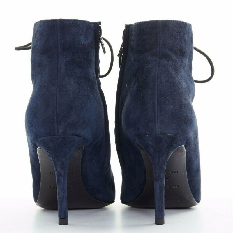 Women's Balenciaga Suede Stud Lace Up Bootie