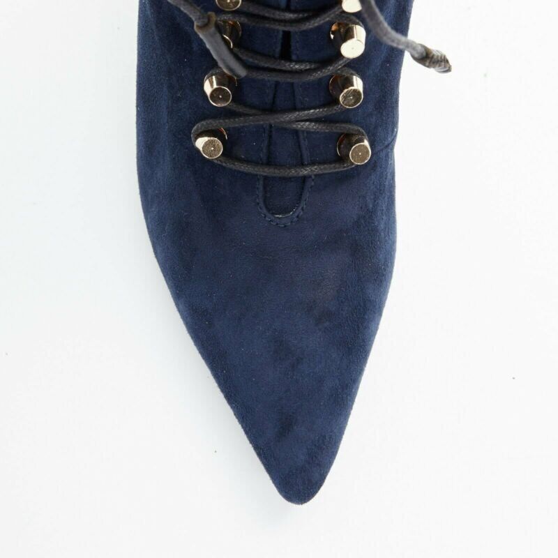 Women's Balenciaga Suede Stud Lace Up Bootie