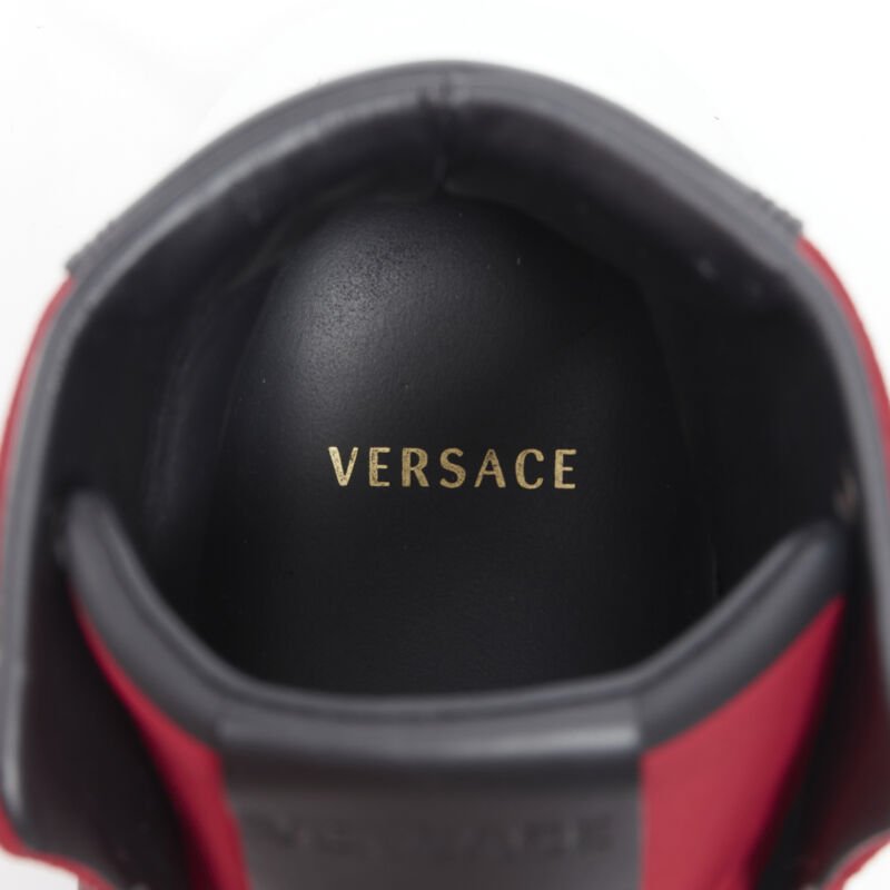 Men's Versace Suede Medusa Ribbon Sneakers