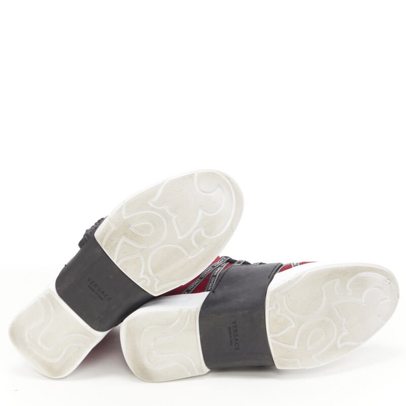 Men's Versace Suede Medusa Ribbon Sneakers