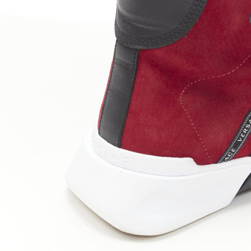 Men's Versace Suede Medusa Ribbon Sneakers