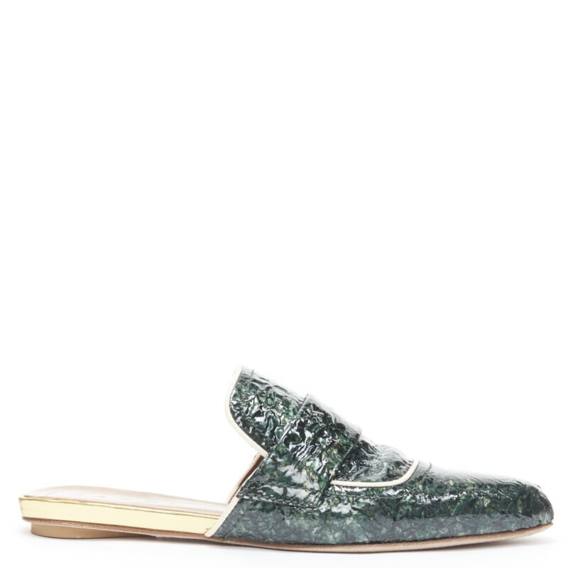 Women's Marni Patent Point Toe Slip On Mules