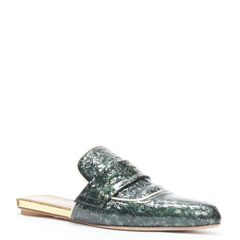 Women's Marni Patent Point Toe Slip On Mules