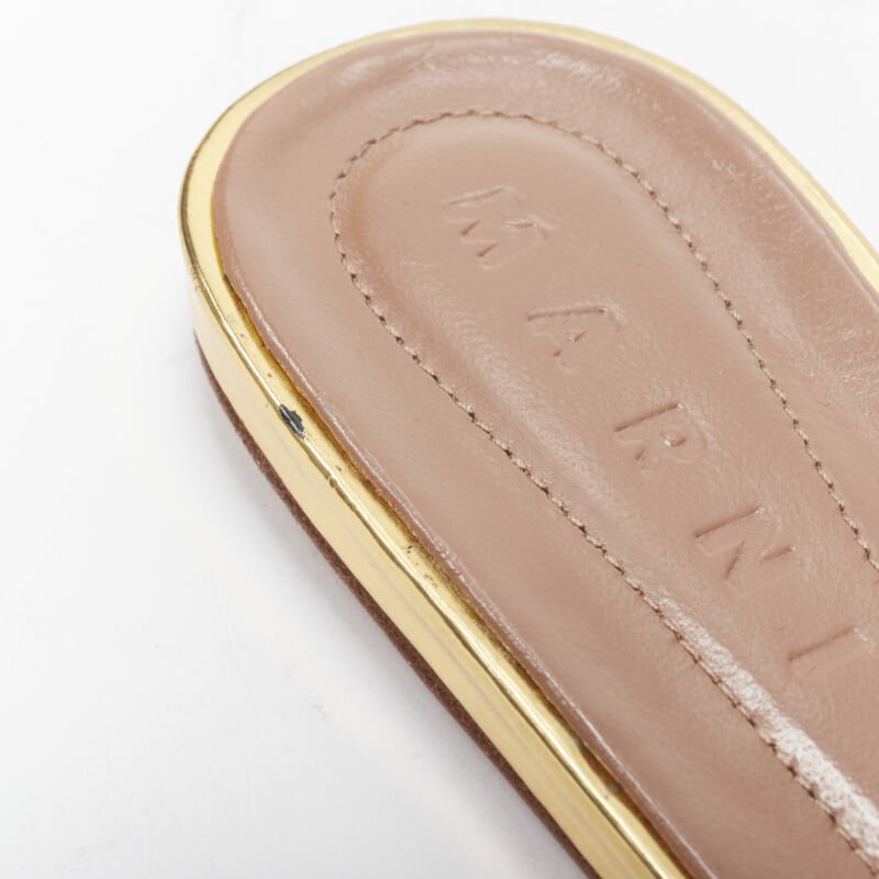 Women's Marni Patent Point Toe Slip On Mules