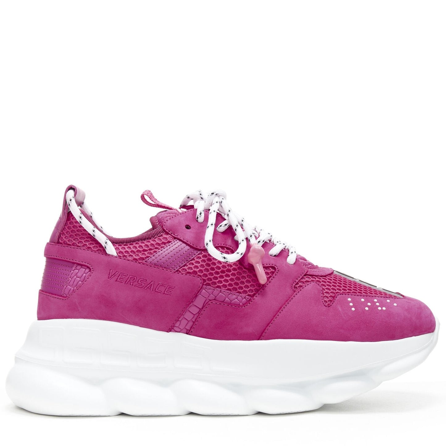 Men's Versace Chain Reaction Pink Sneakers