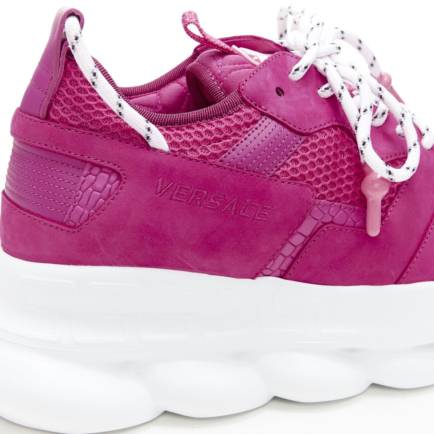 Men's Versace Chain Reaction Pink Sneakers