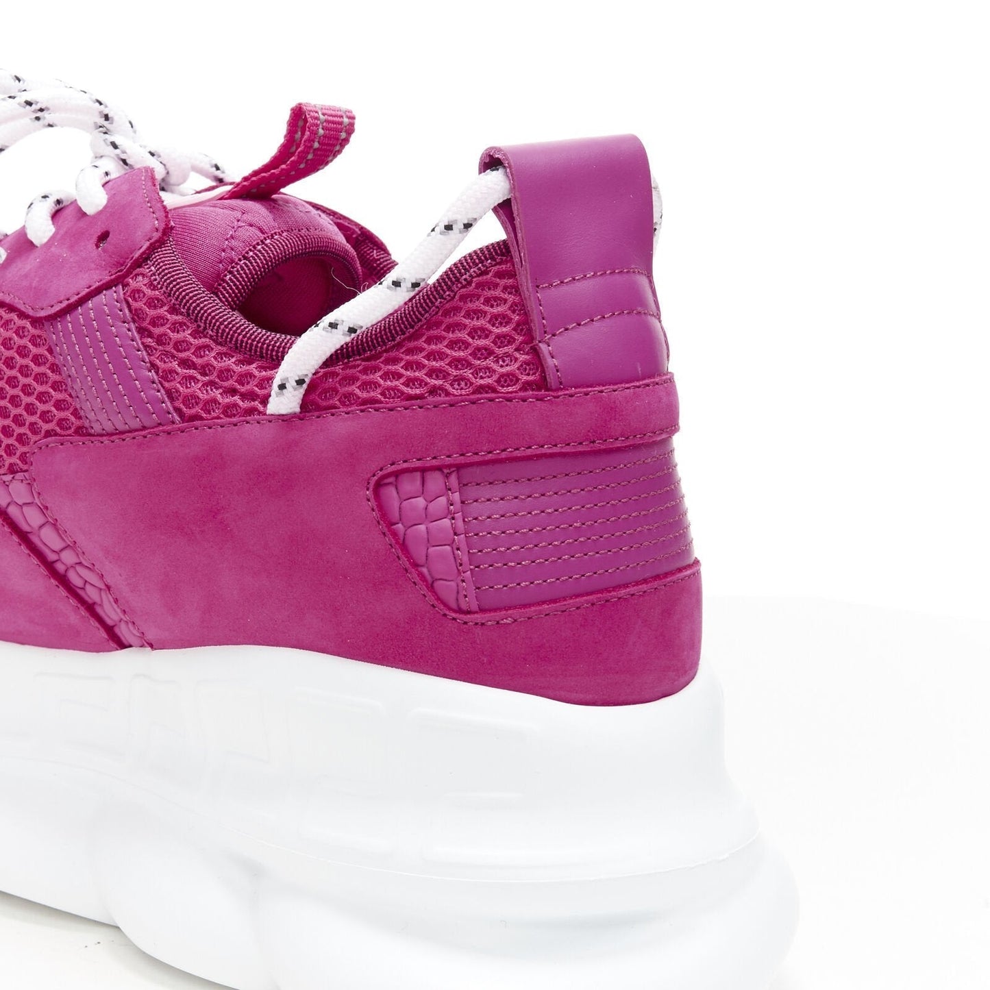 Men's Versace Chain Reaction Pink Sneakers