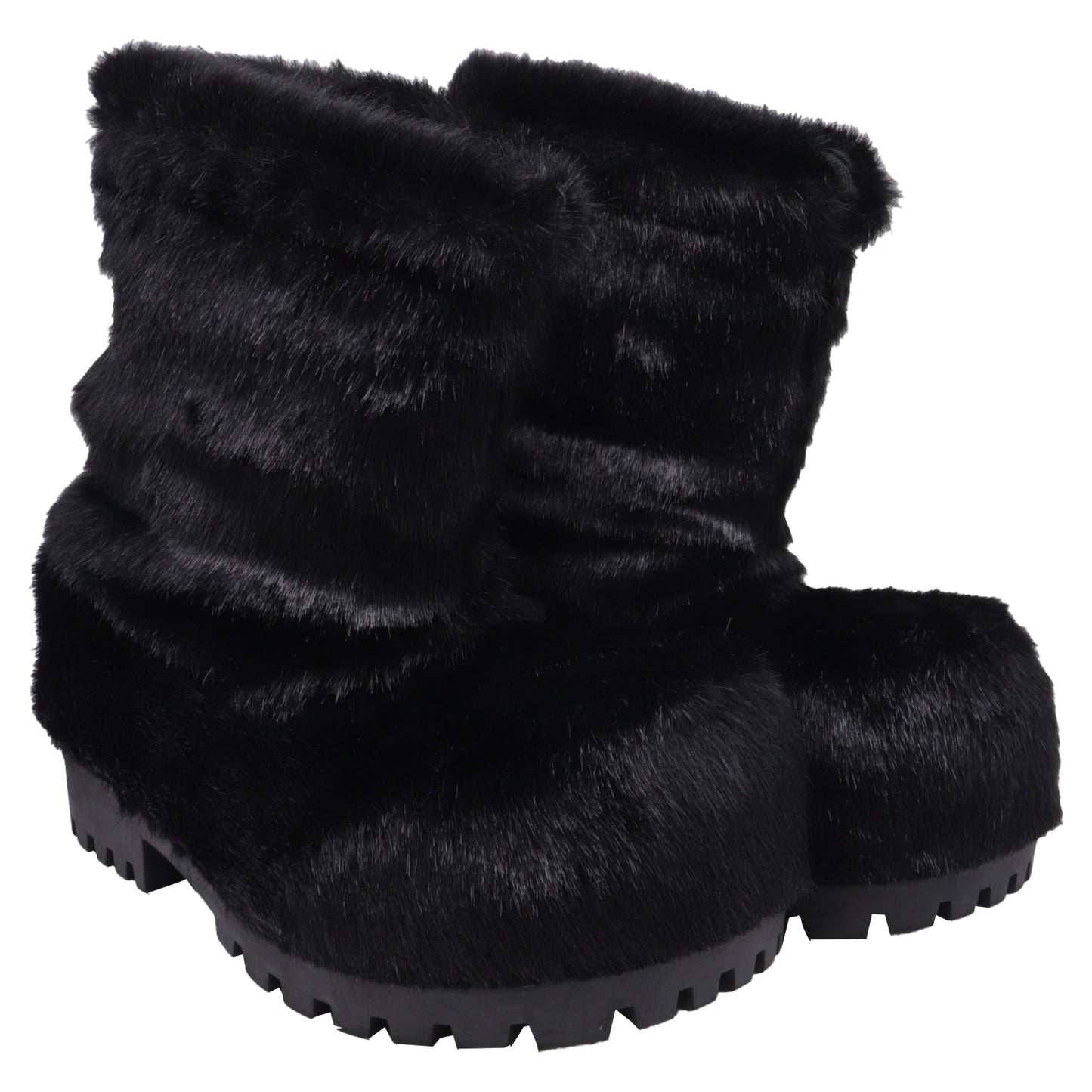 Men's Balenciaga Alaska Low Boots in Black Synthetic