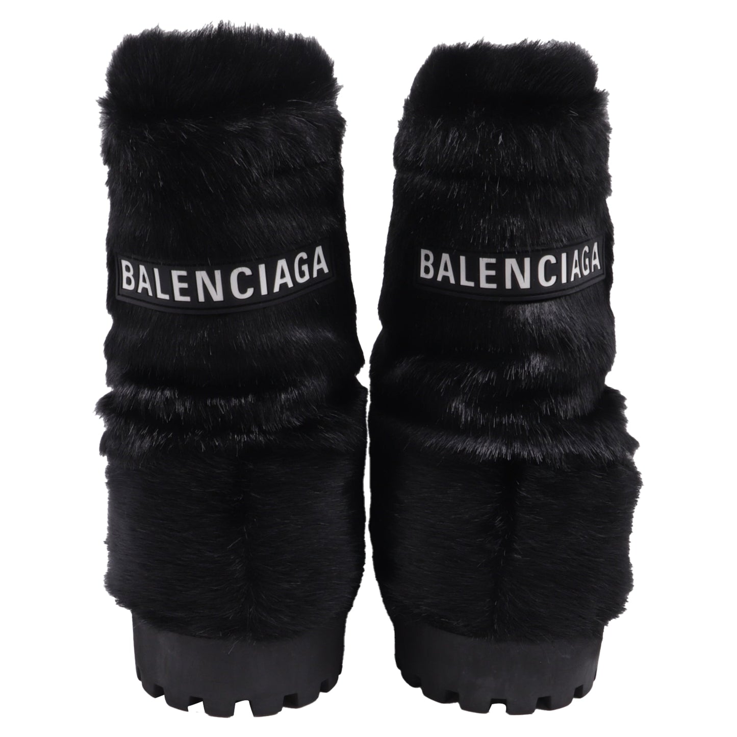 Men's Balenciaga Alaska Low Boots in Black Synthetic