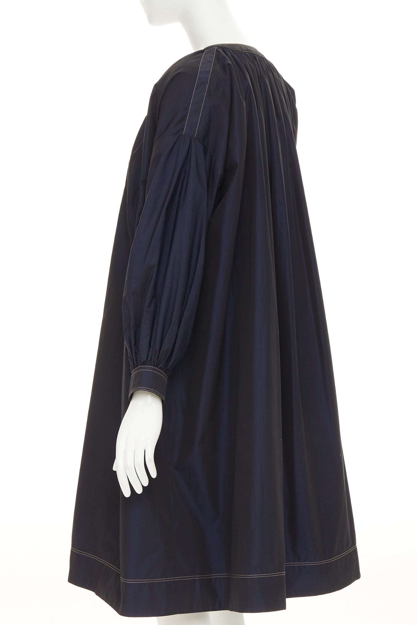 Women's Givenchy cotton gold totem button tent dress