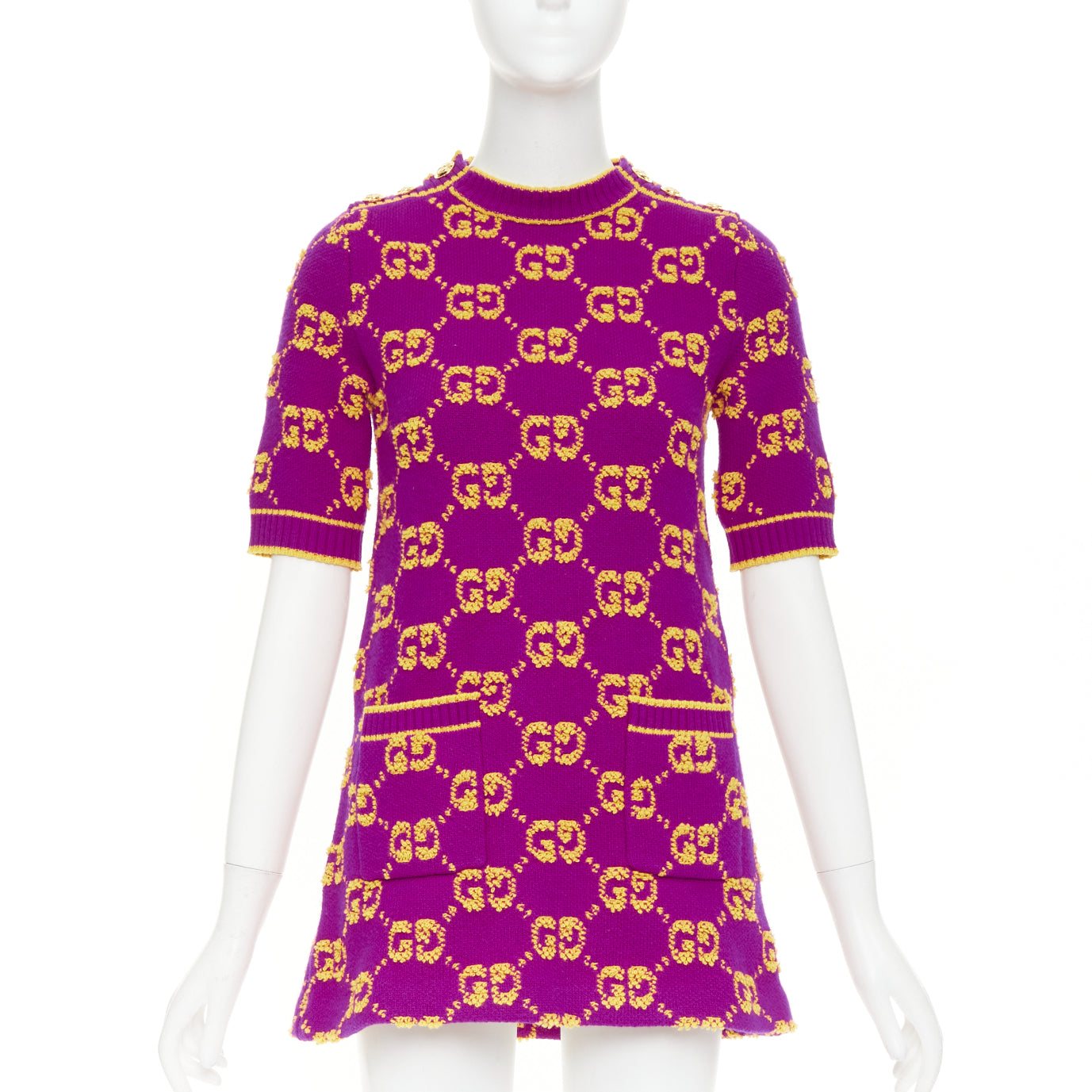 Women's Gucci GG Supreme monogram jacquard short dress