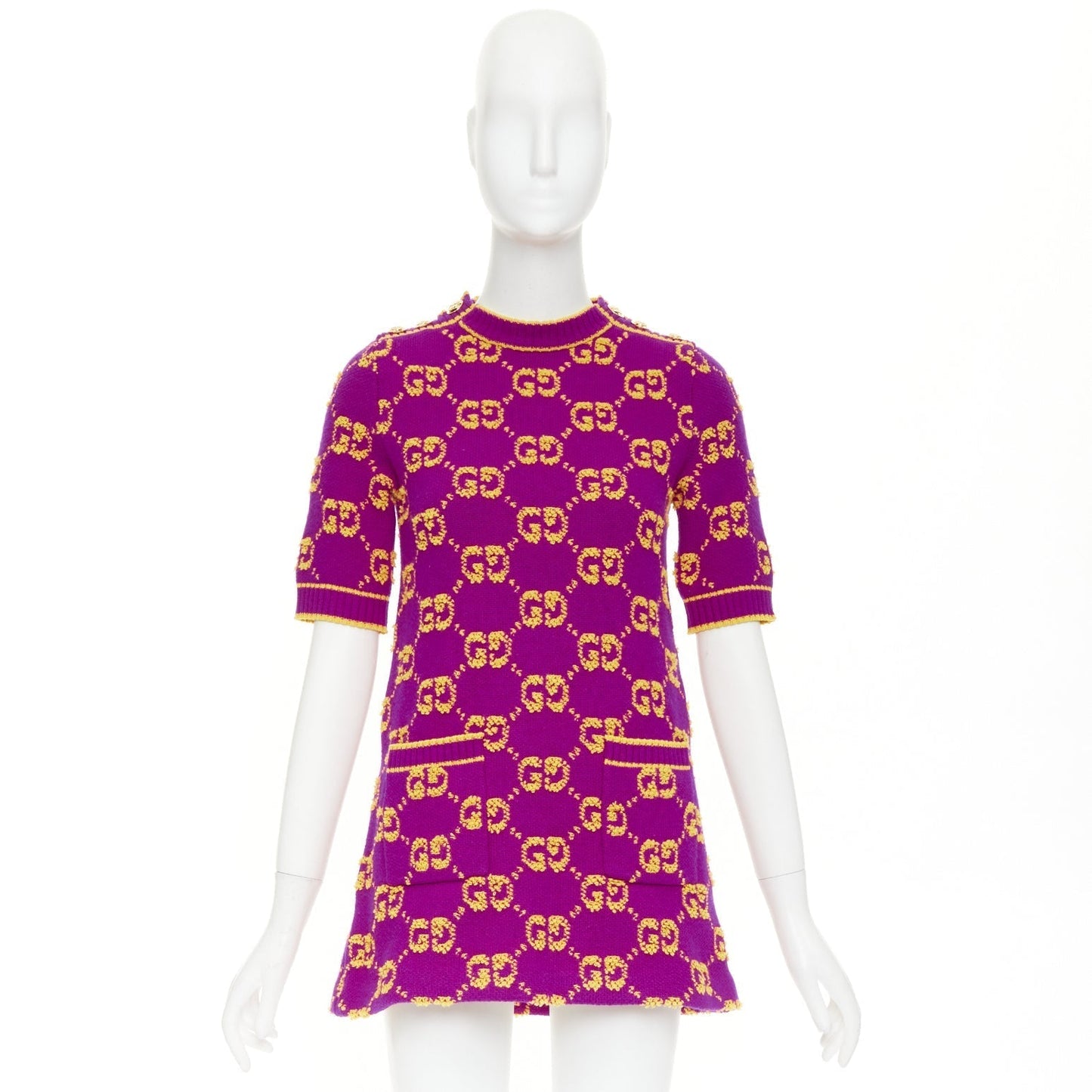 Women's Gucci GG Supreme monogram jacquard short dress