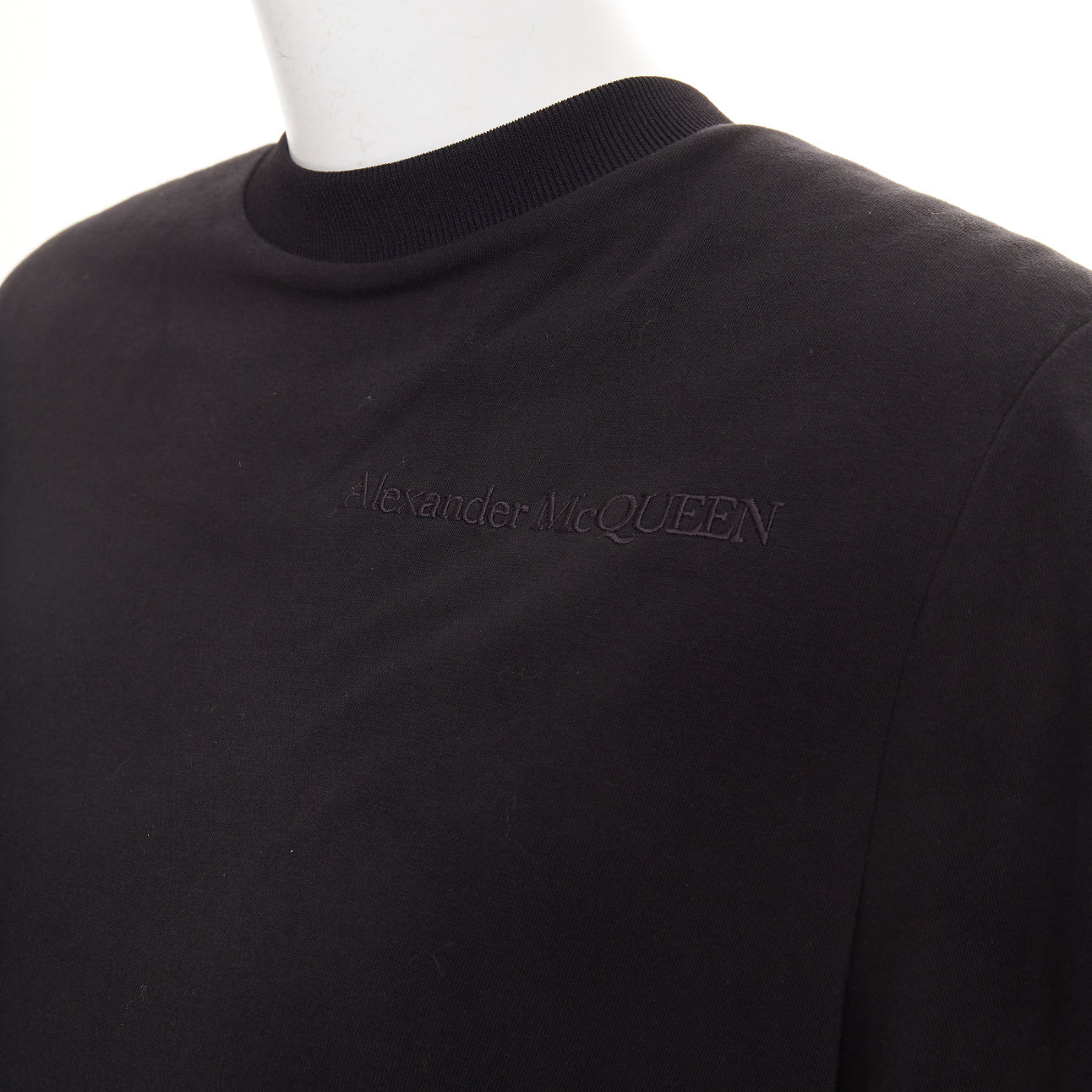 Women's Alexander McQueen back cotton jersey dress