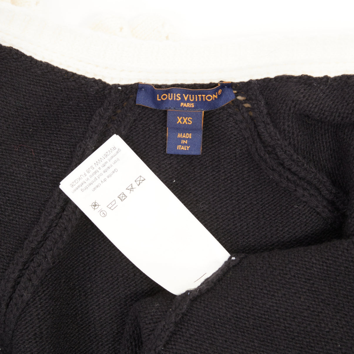Women's Louis Vuitton wool blend ruffle collar cardigan