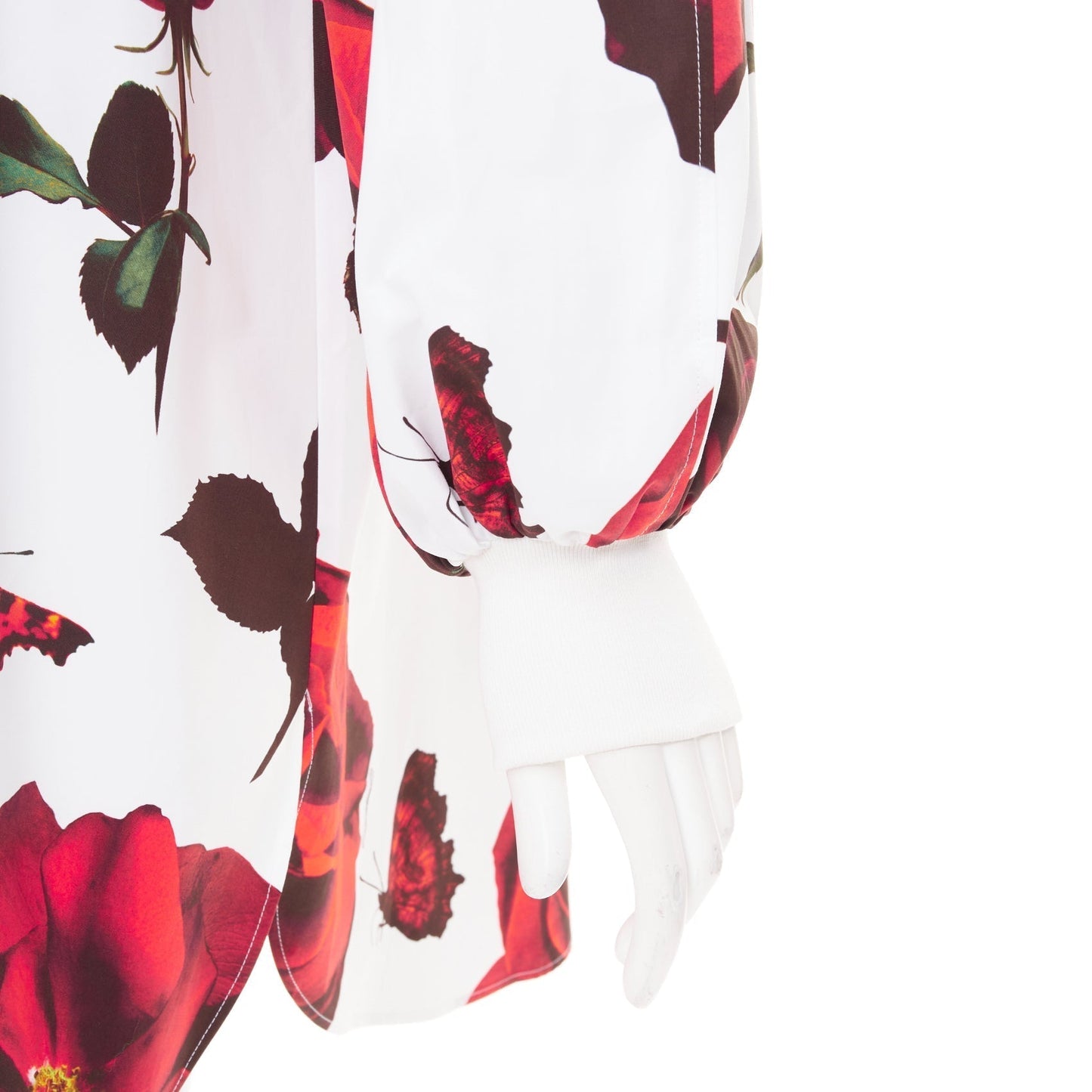 Women's Alexander McQueen cotton balloon sleeve dress