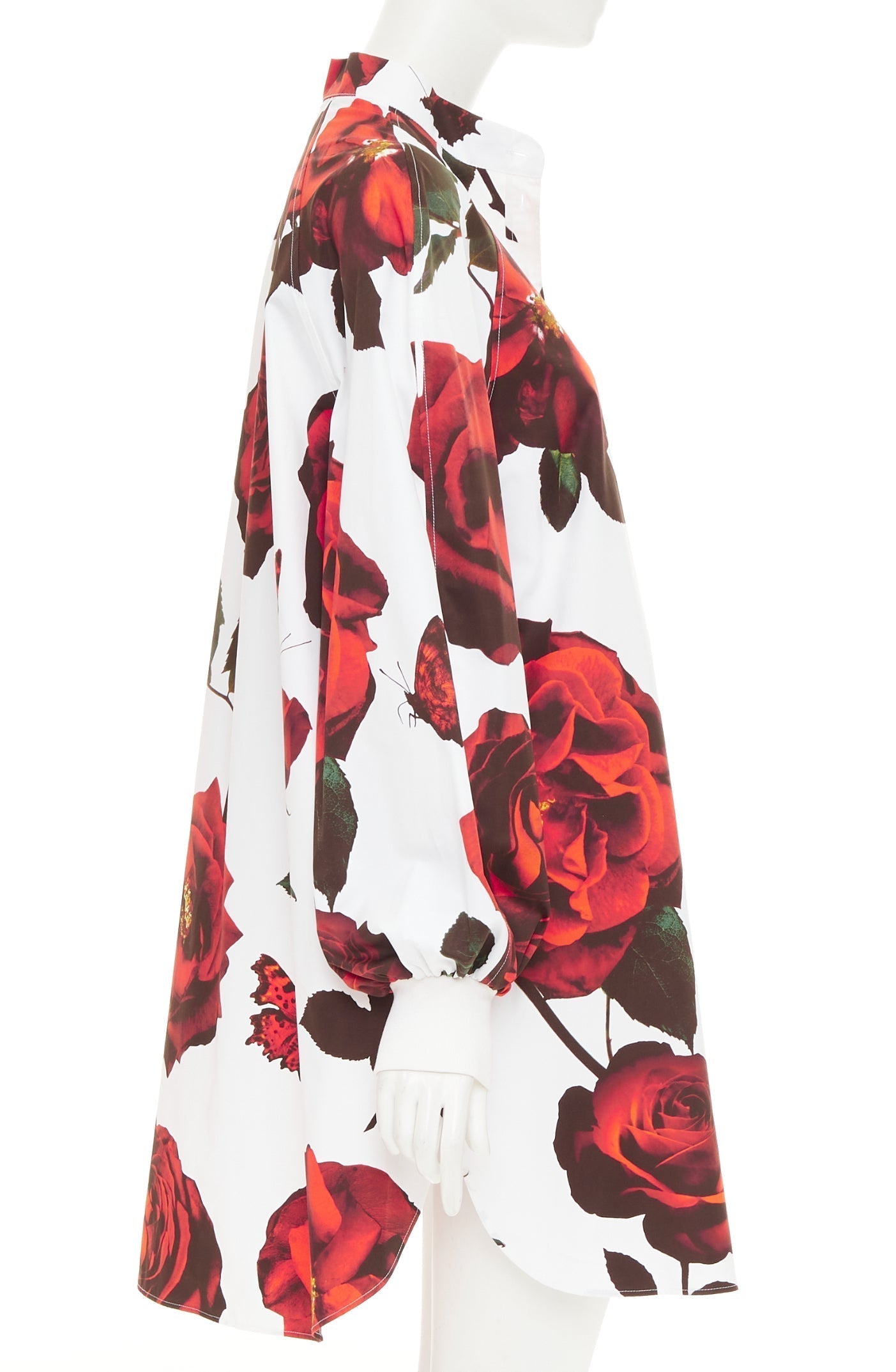 Women's Alexander McQueen cotton balloon sleeve dress