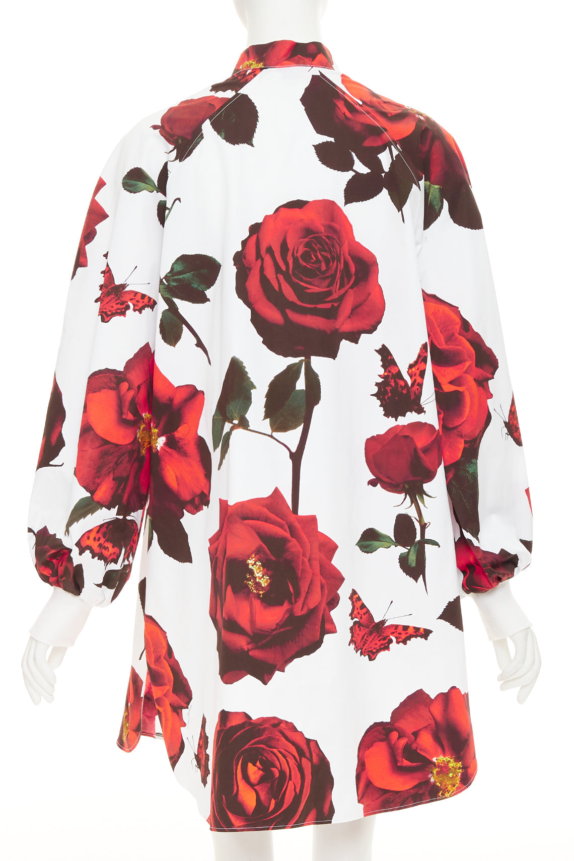 Women's Alexander McQueen cotton balloon sleeve dress