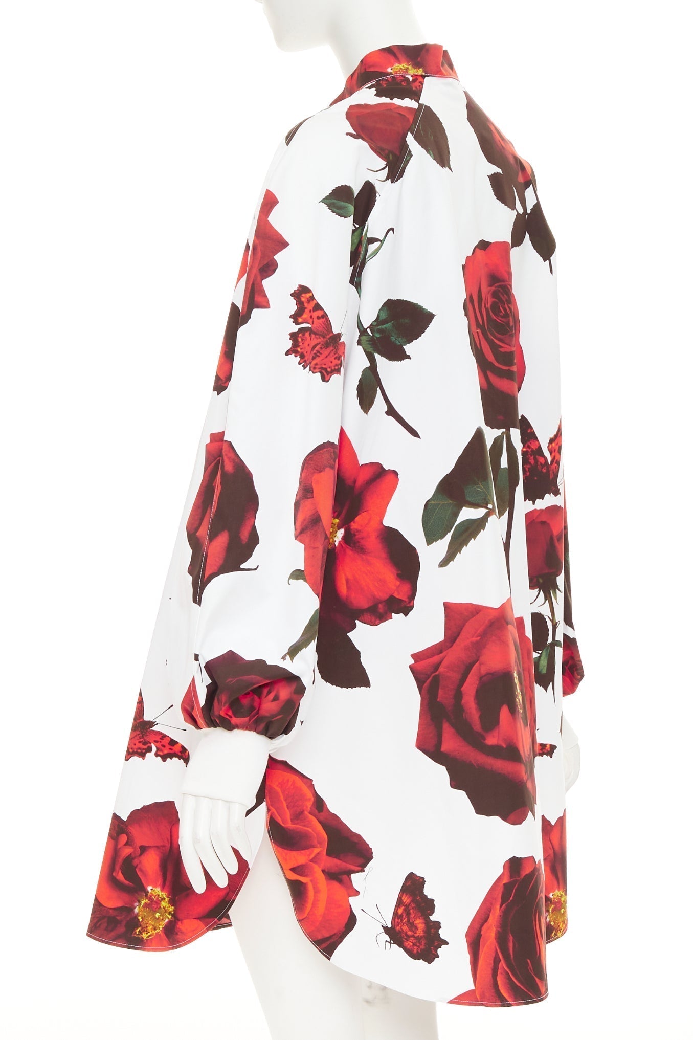 Women's Alexander McQueen cotton balloon sleeve dress