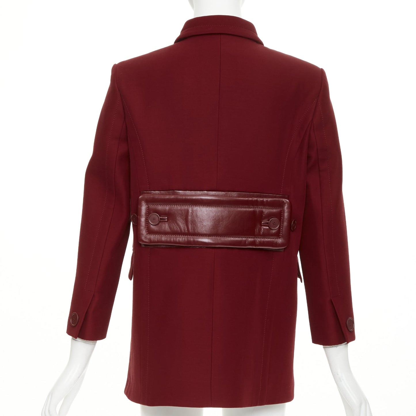 Women's Gucci wool silk cady double breasted jacket