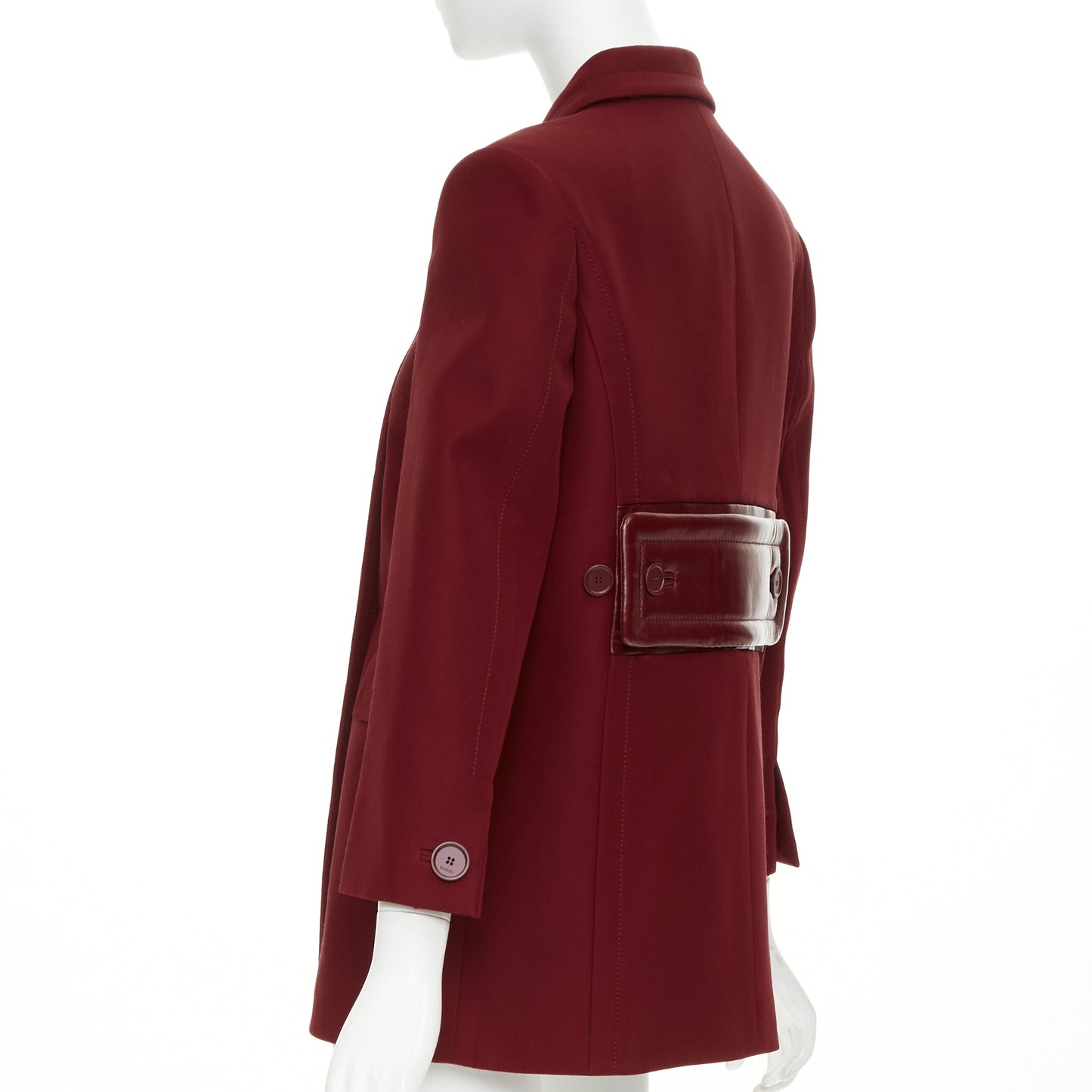 Women's Gucci wool silk cady double breasted jacket