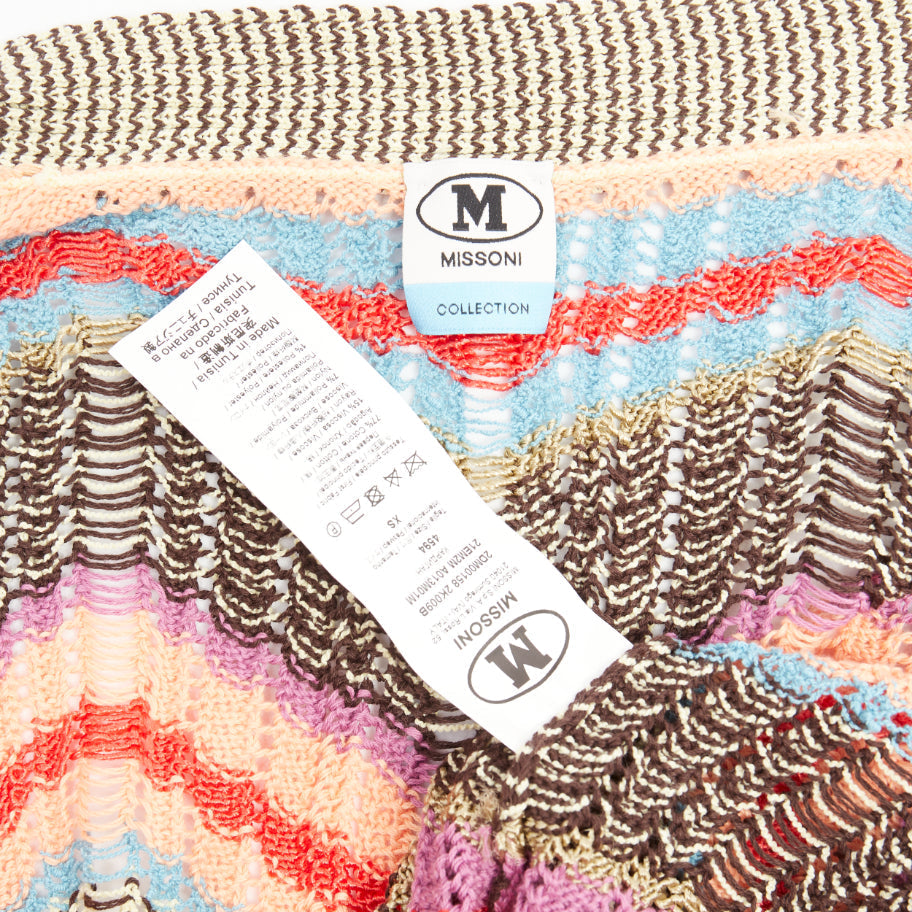 Women's Missoni chevon intarsia knitted cardigan