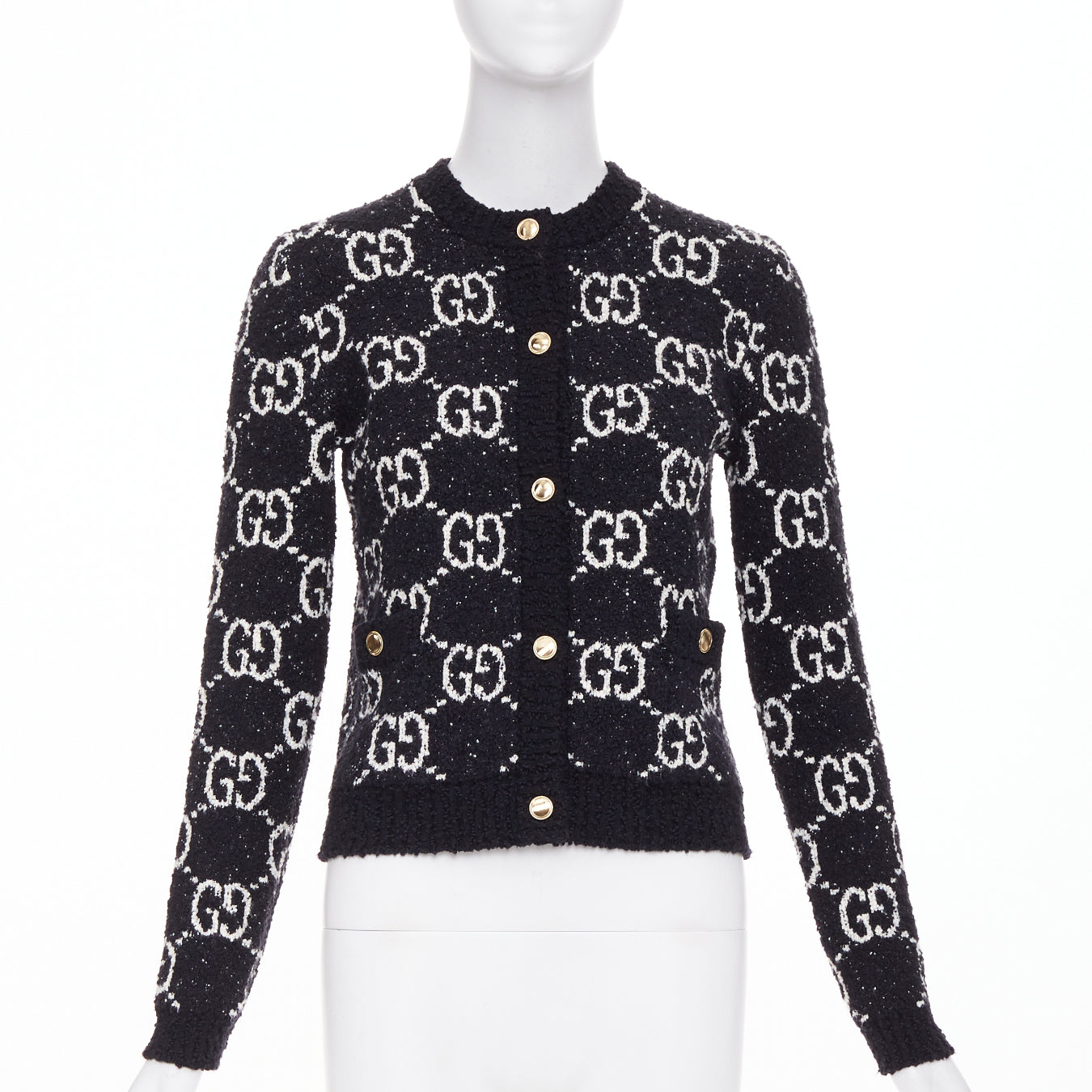 Women's Gucci GG Supreme jacquard cardigan jacket