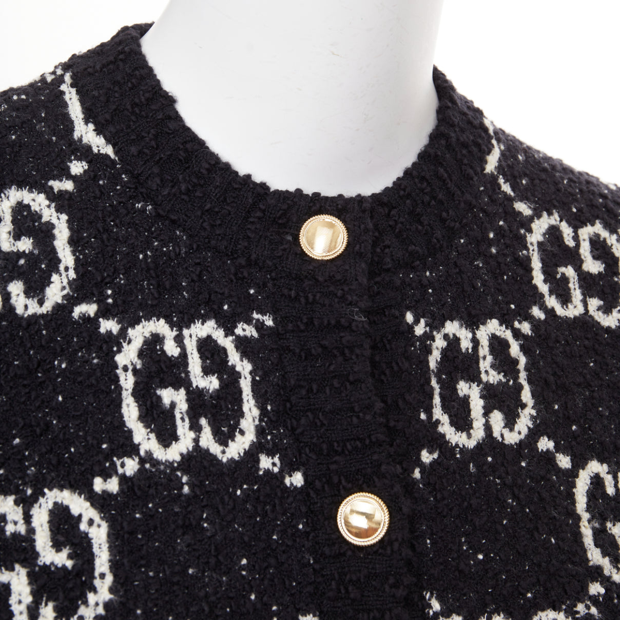 Women's Gucci GG Supreme jacquard cardigan jacket